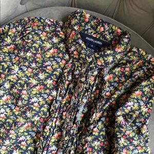 Ralph Lauren floral oxford top